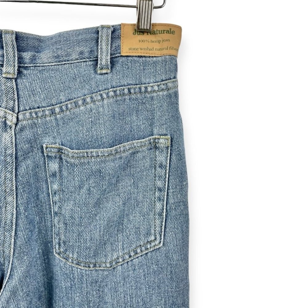 JVS Naturale 100% Organic Hemp Straight Leg Jeans Size 28 - Picture 5 of 5